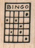 Bingo Card 3/4 x 1