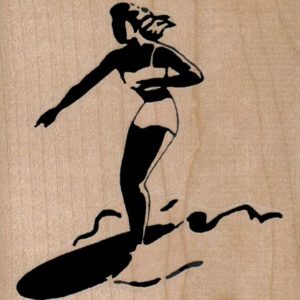 Lady Surfing 3 x 3 1/4-0