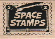 Space Stamps 1 1/2 x 2