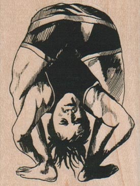 Contortionist Man 2 x 2 1/2