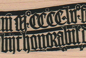 Illuminated Text 1 1/2 x 4 3/4-0