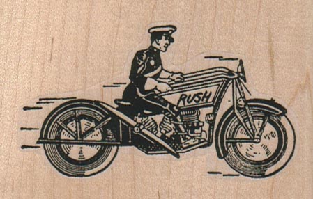 Rush Motorcycle 3 1/4 x 2