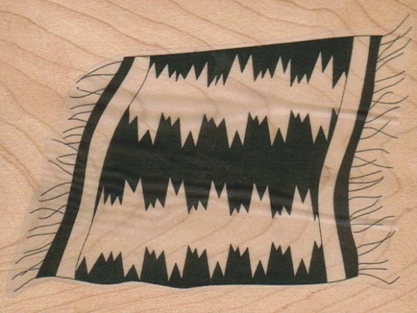 Navajo Rug 3 1/4 x 4 1/4-0