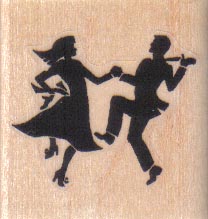 Jitterbugging Couple 1 1/2 x 1 1/2-0