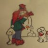 Bichon With Scarf 1 3/4 x 1 3/4-33150