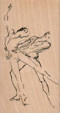 Ballet Duo (Man & Woman) 2 3/4 x 5
