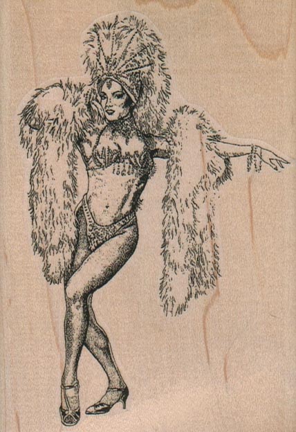 Showgirl With Arm Out 3 x 4 1/4