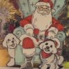 Bichon With Scarf 1 3/4 x 1 3/4-33280