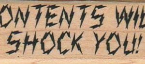 Contents Will Shock You! 1 x 2 3/4-0