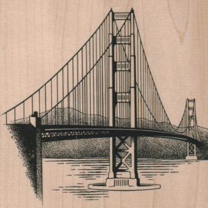 Golden Gate Bridge 5 1/4 x 5-0