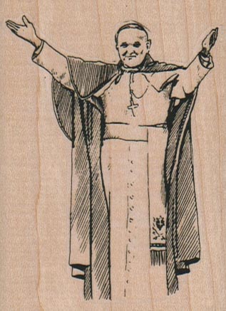 Pope John 2 1/4 x 3