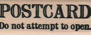 Postcard Do Not Attempt 1 x 2 1/4-0