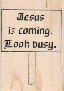 Jesus Is Coming 1 1/2 x 2