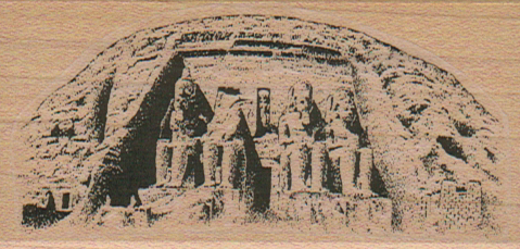 Carved Statues In Mountain 1 3/4 x 3 1/4