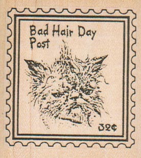 Bad Hair Day Post 2 x 2 1/4