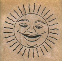 Smiling Sun/Small 1 1/2 x 1 1/2