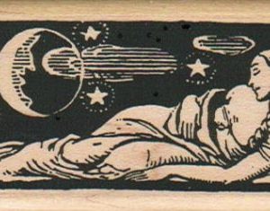Sleeping Lady Moon 1 3/4 x 2 3/4-0