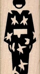 Geisha Outline 1 1/4 x 3-0