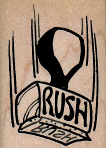 Rush Stamp 1 1/2 x 2