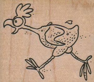 Rubber Chicken Running 2 1/4 x 1 3/4-0