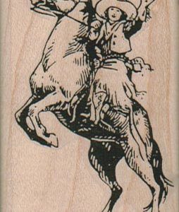 Cowgirl on Horse 1 3/4 x 2 1/2-0