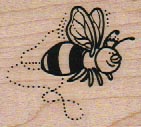 Bee Flying 1 1/2 x 1 1/2