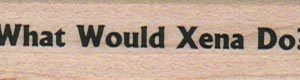 What Would Xena Do? 3/4 x 2 1/4-0