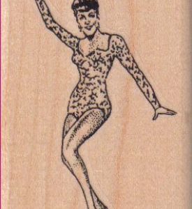 Lady Posing 2 x 2 3/4-0