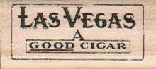 Las Vegas A Good Cigar 3/4 x 1 1/2