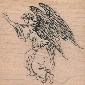 Angel With Raised Arm 2 3/4 x 2 1/2-0