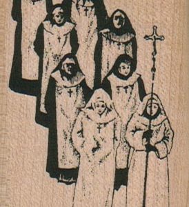 Nun Procession 2 x 2 3/4-0