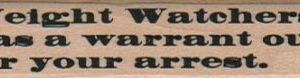 Weight Watchers Has/Warrant 3/4 x 3-0