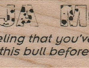 Deja Moo 1 x 2 1/4-0