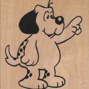 Dog Pointing 3 1/4 x 3 1/2-0