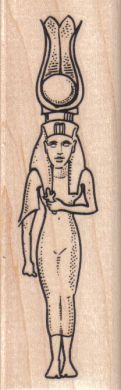 Egyptian Woman Closed Head 1 1/2 x 4 1/2