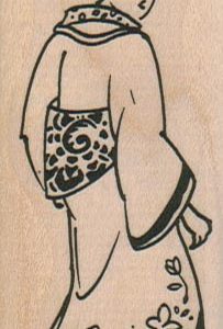 Geisha Looking Back 1 1/2 x 3 3/4-0