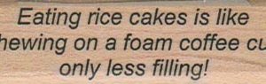 Eating Rice Cakes 3/4 x 2 1/2-0