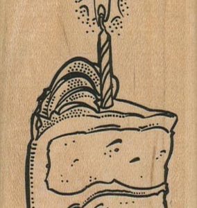 Cake With Candle 2 x 3 1/4-0