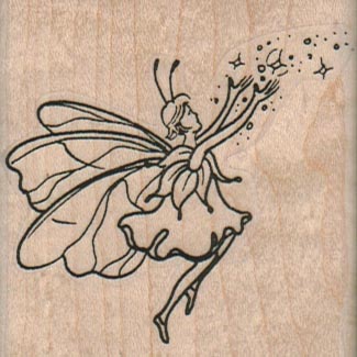 Fairy Sprinkling Magic Dust 2 1/4 x 2 1/4