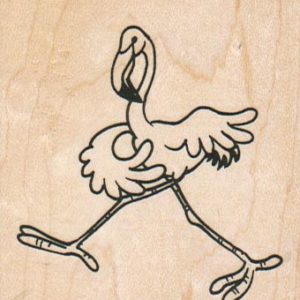 Flamingo Kicking 2 1/2 x 2 1/2-0