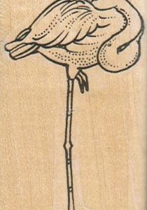 Flamingo Sleeping 1 1/2 x 2 3/4-0