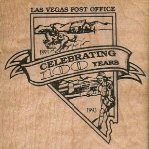 Las Vegas Post Office 3 1/4 x 3 1/4-0