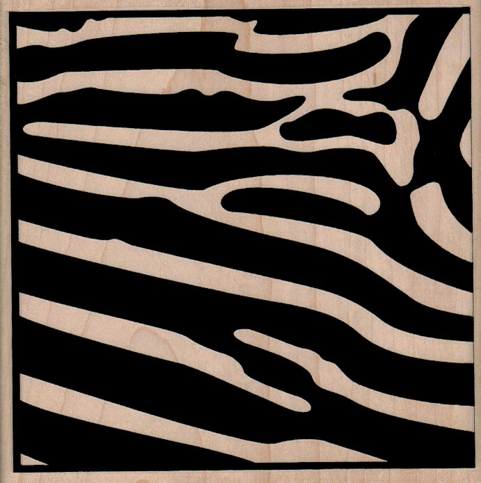 Zebra Background 4 3/4 x 4 3/4