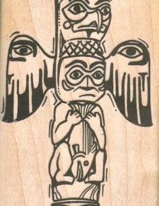 Totem Pole 2 1/4 x 3 3/4-0