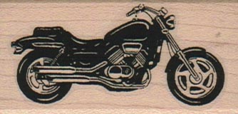 Motorcycle Side 1 1/4 x 2 1/4
