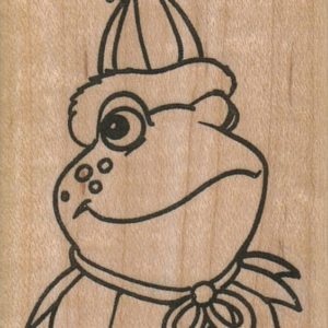 Frog In Party Hat 2 x 3 1/4-0