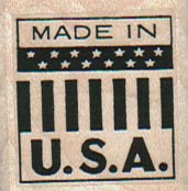 Made In USA 1 1/4 x 1 1/4