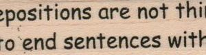 Prepositions Are Not Things 3/4 x 2 1/2-0
