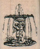 Cherub Fountain 1 1/4 x 1 1/2-0