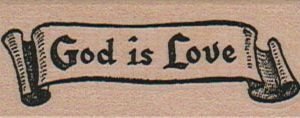 God Is Love 1 x 2 1/4-0